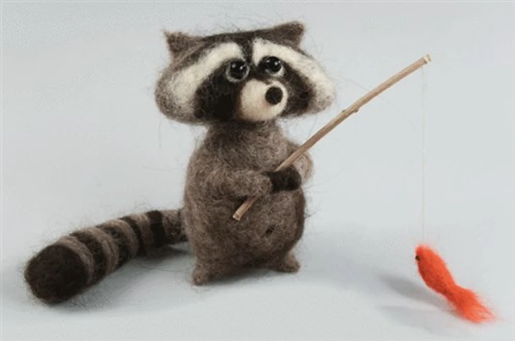 Felting Kit Racoon