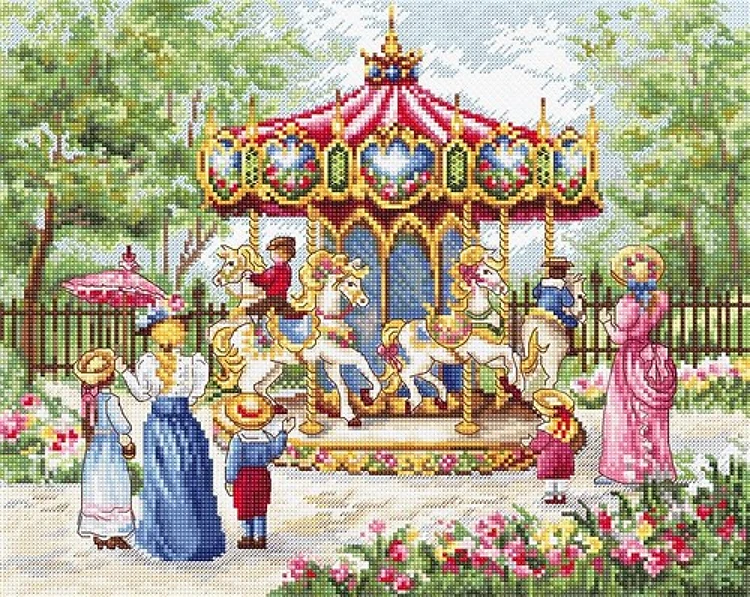 Counted Cross Stitch Kit Magical Horses