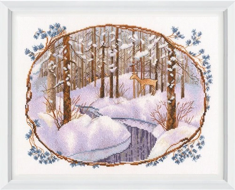 Roe Deer Cross Stitch Kit