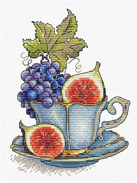 Grapes & Figs Cross-Stitch Kit