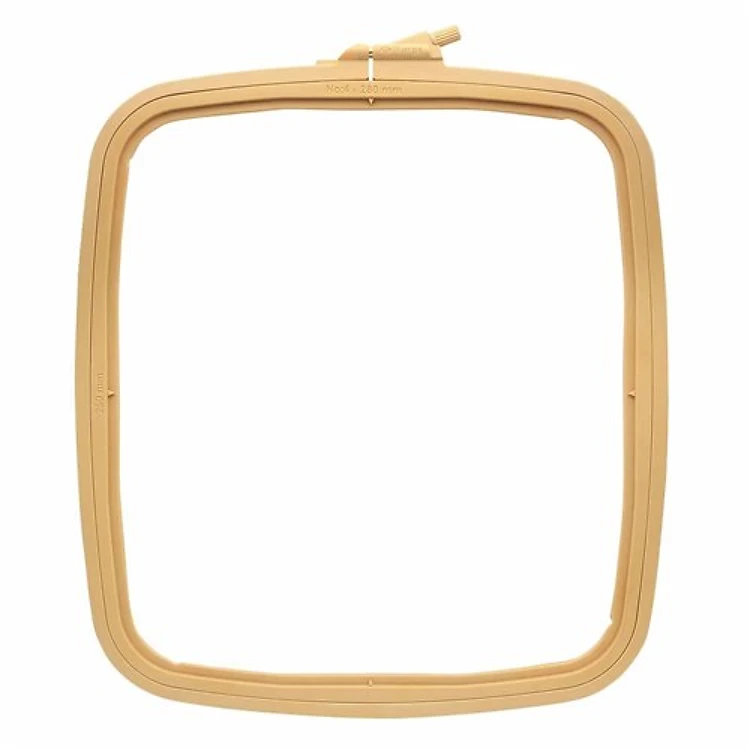 Coffee Brown Plastic Square Hoop Nurge