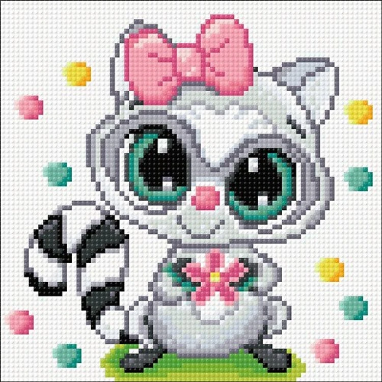 Racoon Diamond Painting Kit