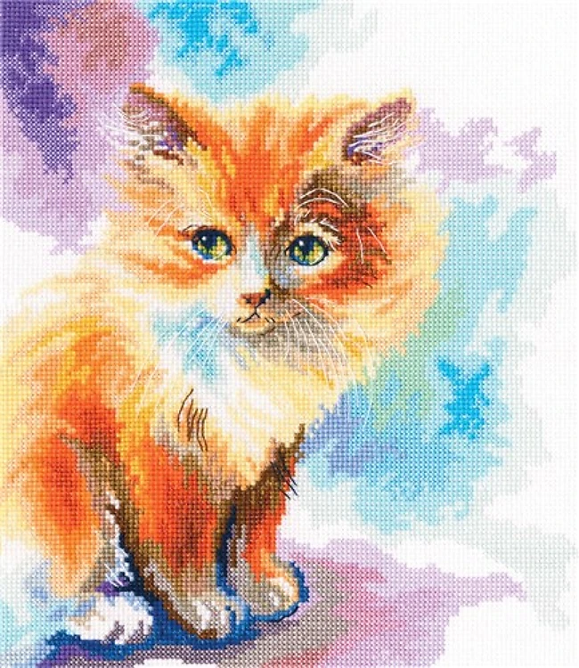 Sunny Kitten Cross Stitch Kit