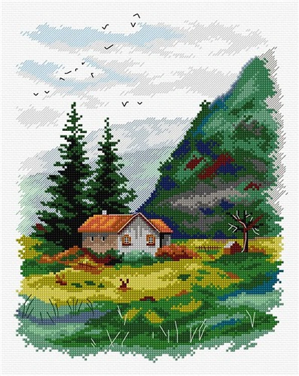 Landscape Cross Stitch Kit