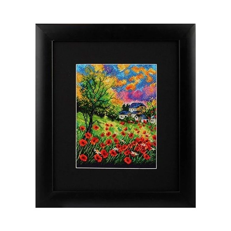 Run Away Poppies Cross Stitch Kit