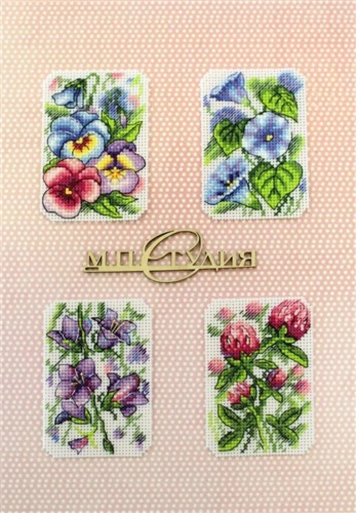 Flower Symphony Plastic Canvas Cross Stitch Kit
