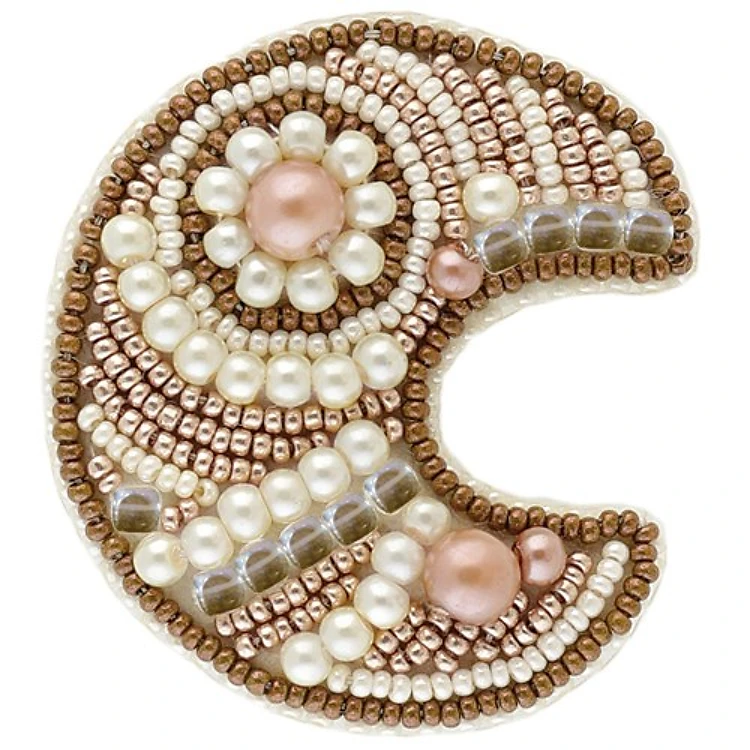 Gingerbread Moon Beadwork Kit