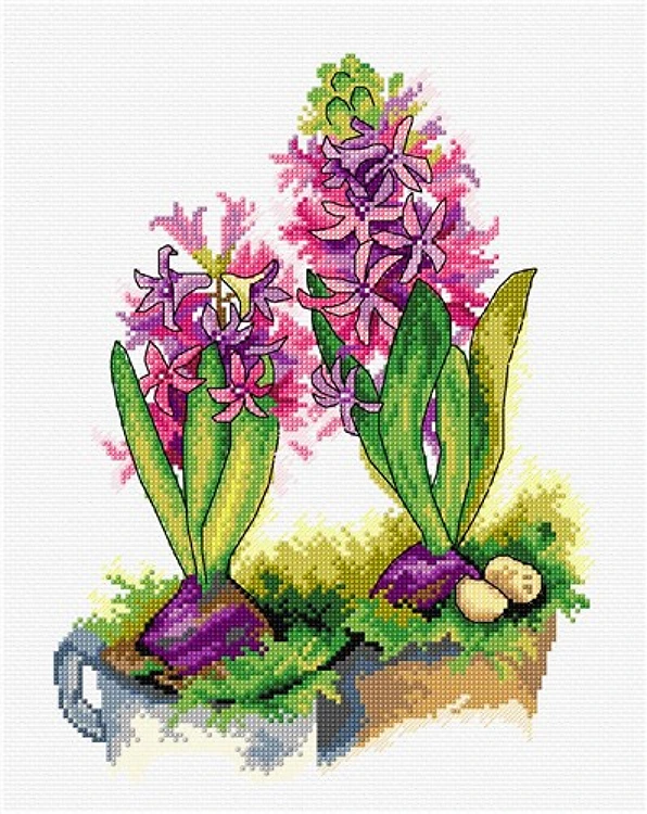 Hiacynth Cross Stitch Kit