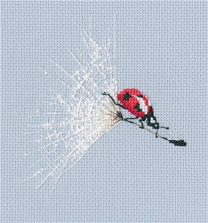 On The Dandelion's Parachute Cross Stitch Kit