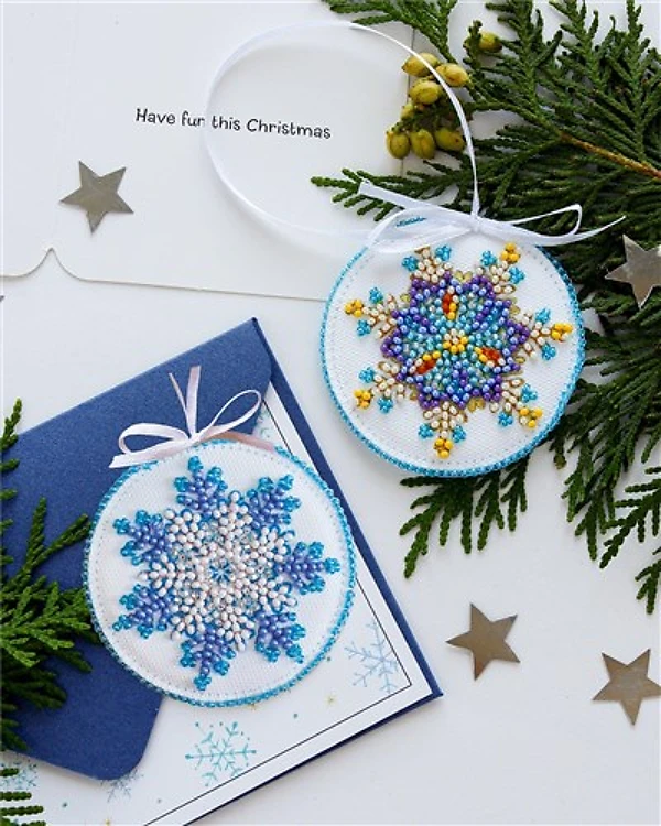 Snowflake Beadwork Kit