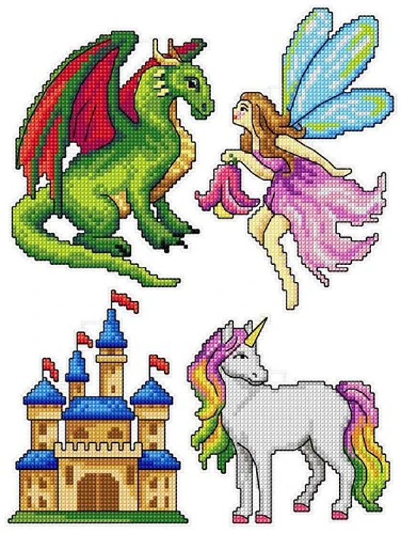 Magic Heroes Cross Stitch Kit