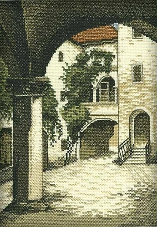 Old City Cross Stitch Kit