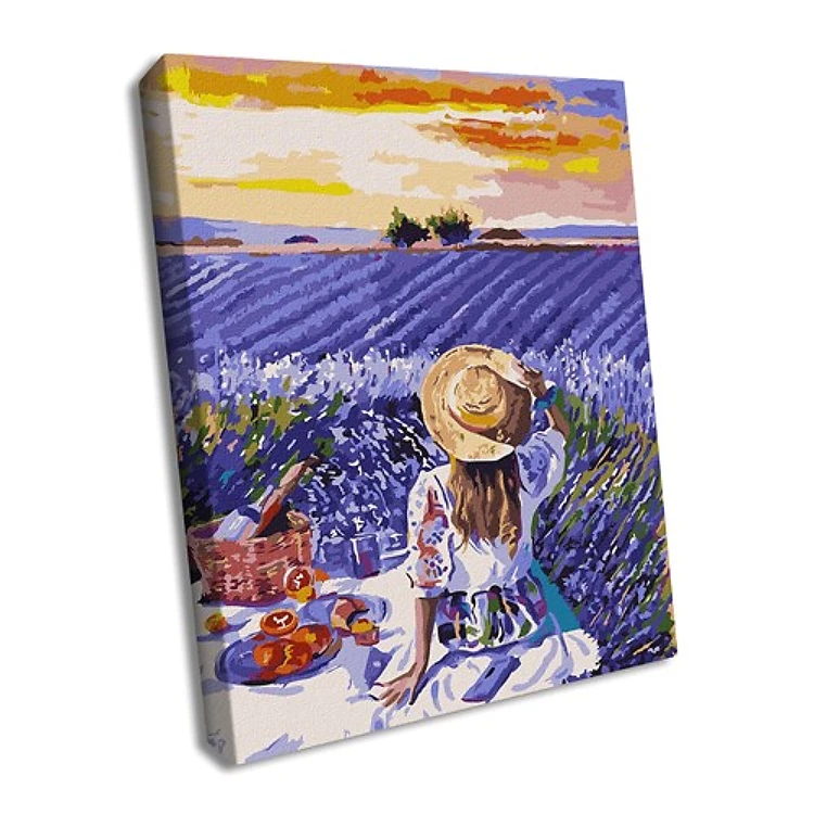 Paint By Numbers Kit Lavender Picnic