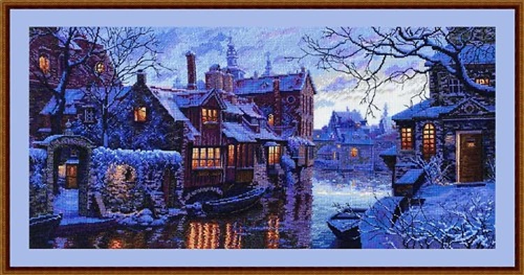 The Venice Of The North Cross Stitch Kit