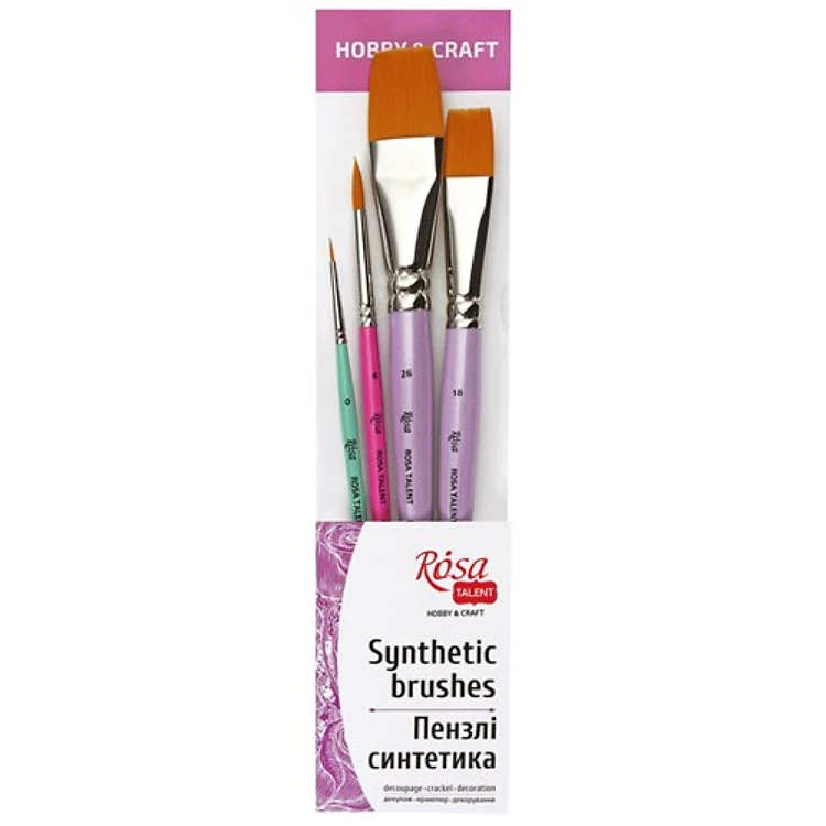 Rosa Studio Paint Brush Set N4
