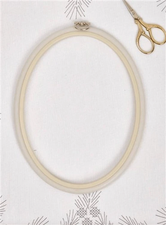 Oval Flexi Hoop Nurge - White