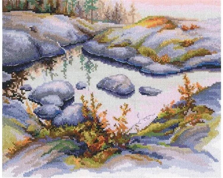Stone Family Cross Stitch Kit
