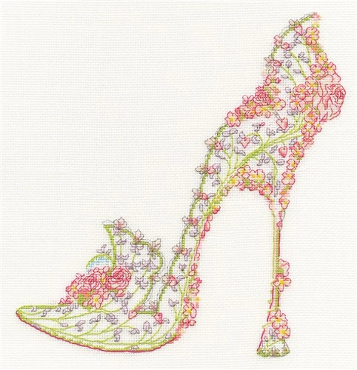 Wedding Slippe Cross Stitch Kit