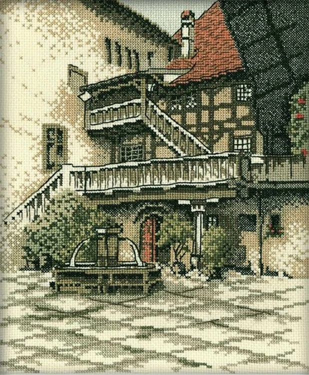 Old City Cross Stitch Kit