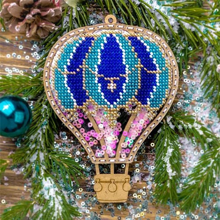 Balloon Beadwork Kit On Plastic Base