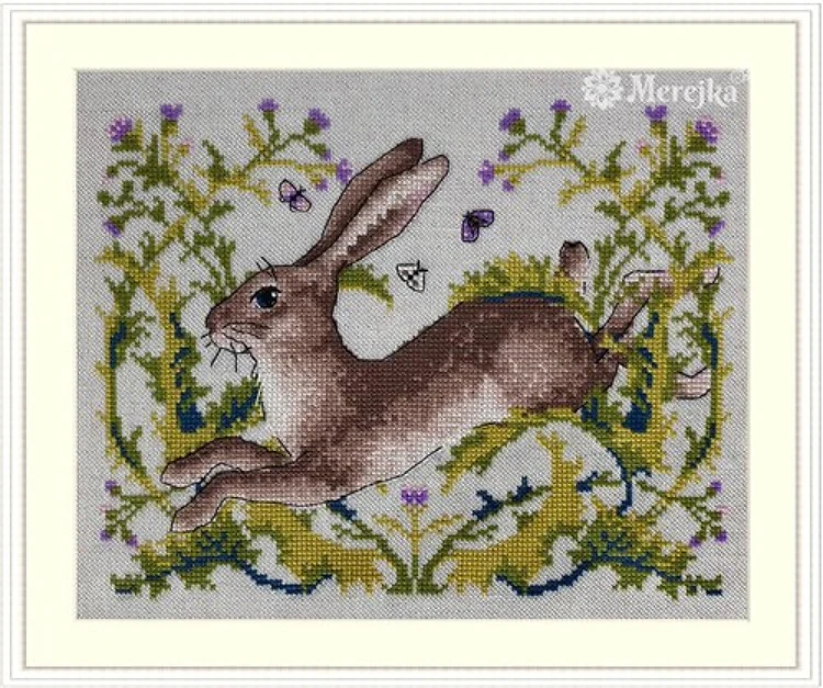 The Hare Cross Stitch Kit