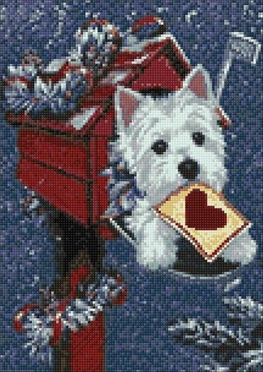 Christmas Letter Diamond Painting Kit