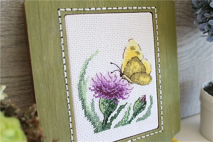Butterfly And Agrimony Cross Stitch Kit