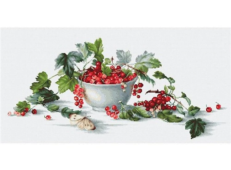 Red Currants Cross Stitch Kit