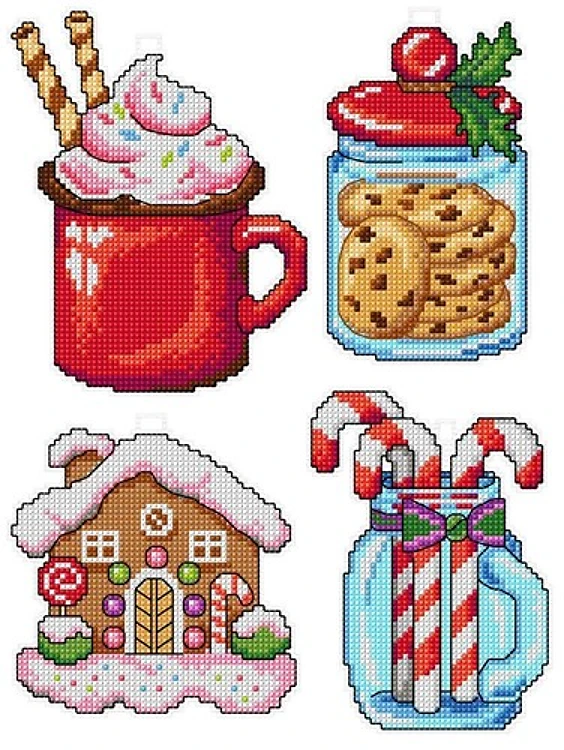 Christmas Sweets Cross Stitch Kit