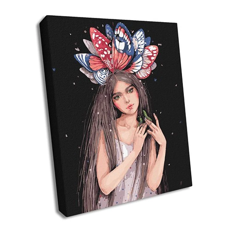Paint By Numbers Kit Colors Of Butterflies