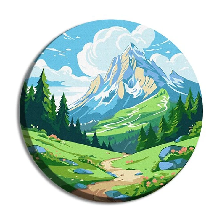 Paint By Numbers Kit Green Valley