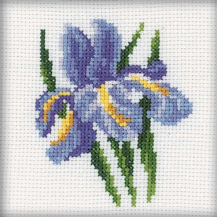Iris Cross Stitch Kit
