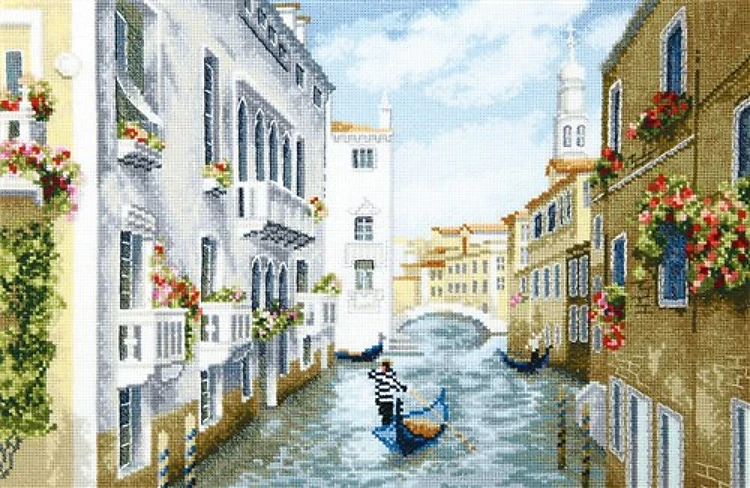 Noon In Venice Cross Stitch Kit