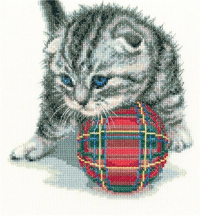 Playful Kitten Cross Stitch Kit