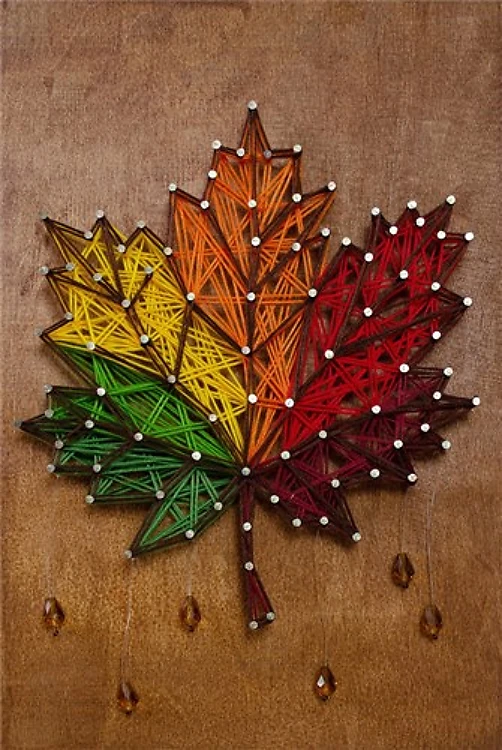 Creative Kit - String Art - Leaf