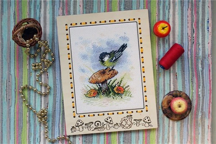 On The Mushroom Forest Edg Cross Stitch Kit