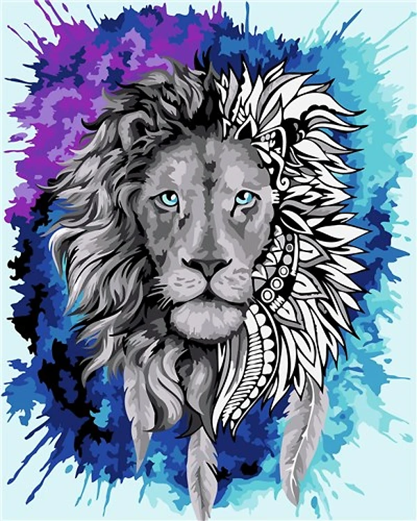 Paint By Numbers Kit - Lion