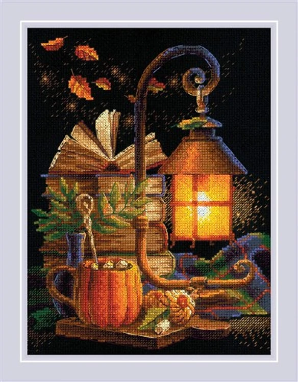 Cozy Autumn Cross Stitch Kit