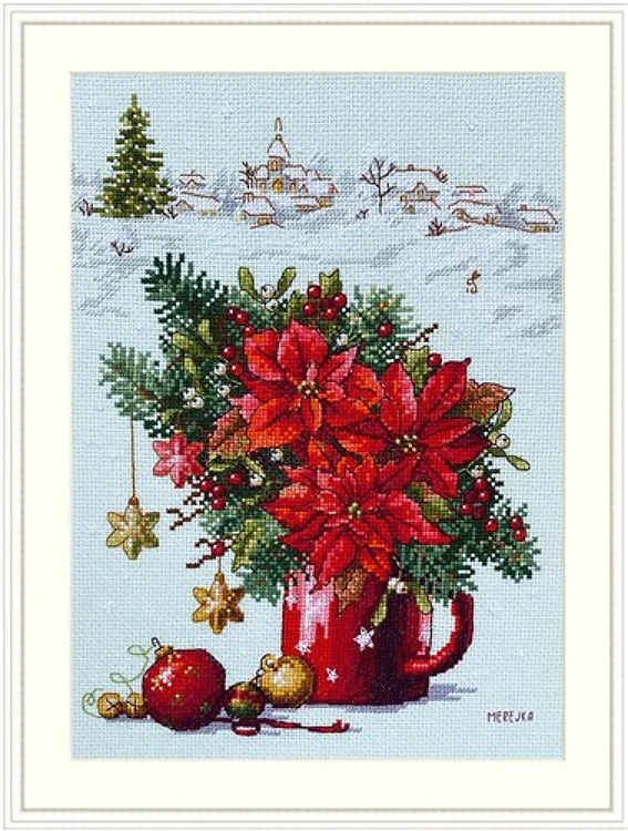 Happy Holiday Cross Stitch Kit