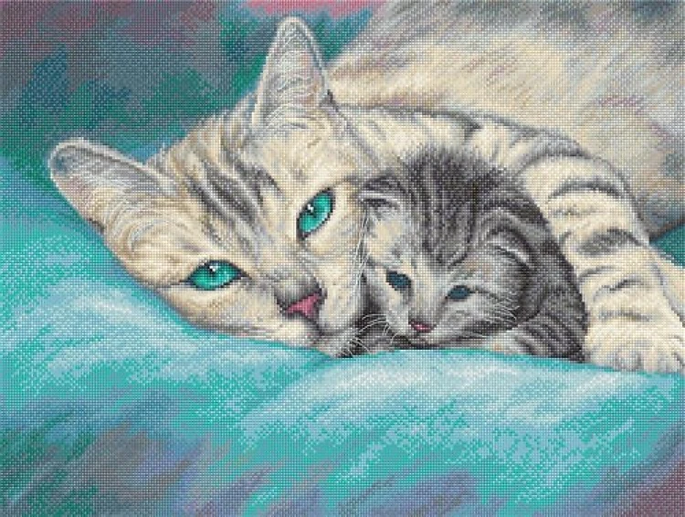 Cross Stitch Kit Tucked In