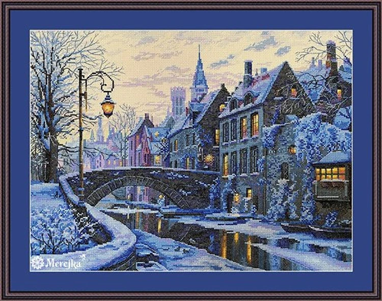 Winter Evening Cross Stitch Kit
