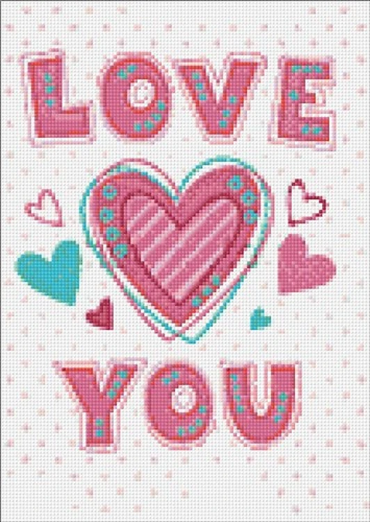 Love You Diamond Painting Kit