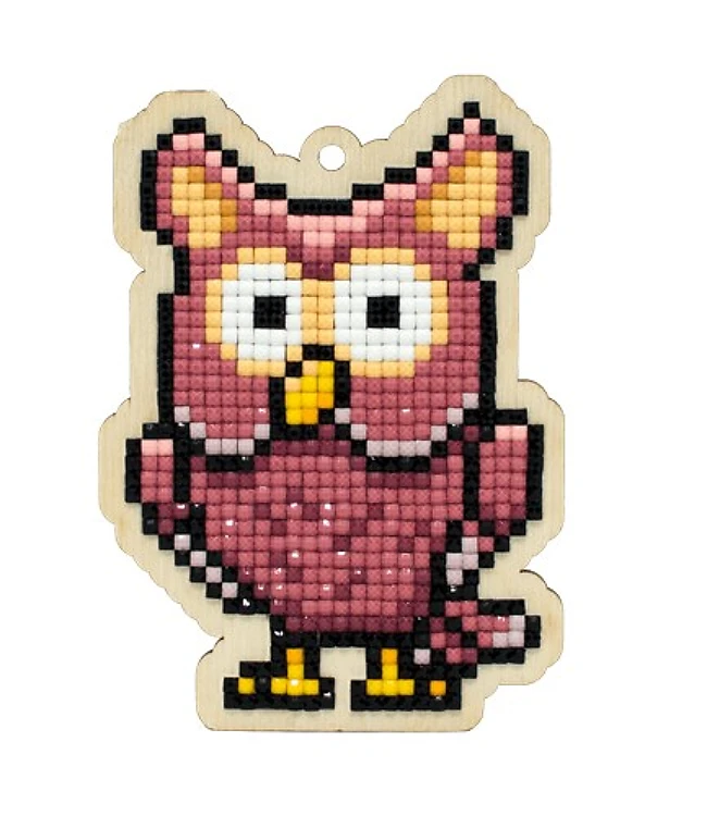 Owl Diamond Painting On Plywood Kit