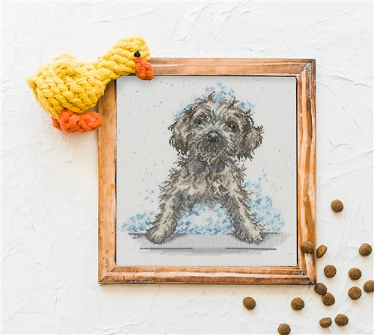 Bubbles And Barks Cross Stitch Kit