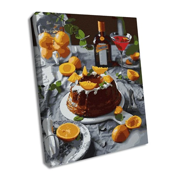 Paint By Numbers Kit Orange Delight