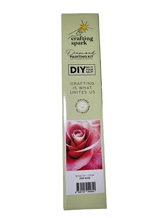 Pink Rose Diamond Painting Kit