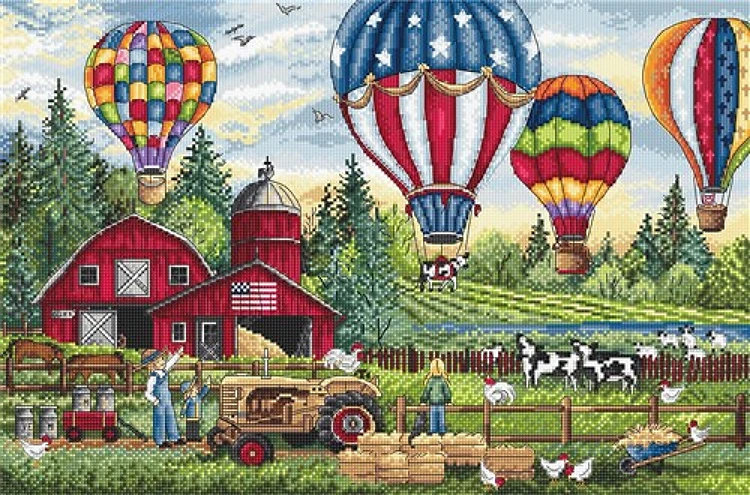 Up Up And Away Cross Stitch Kit