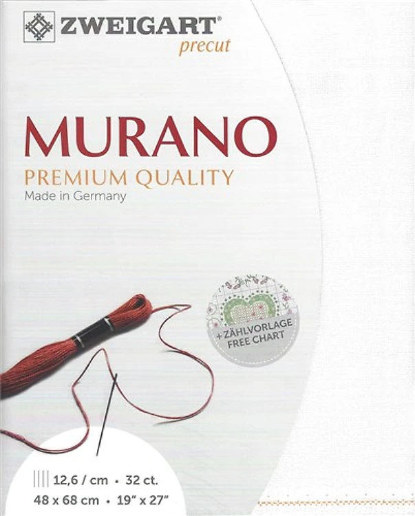 Precut Zweigart Murano - Antique White