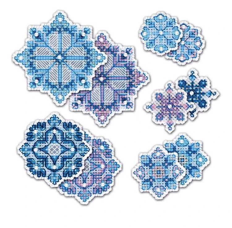 Snowflakes Cross Stitch Kit