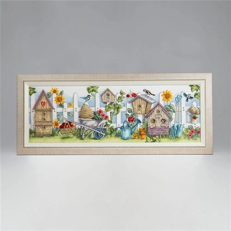 Bird Yard Cross Stitch Kit